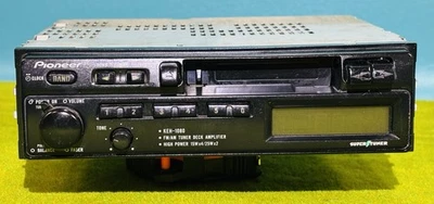 De colección Años 90 Pioneer Super Sintonizador AM-FM Cassette Coche Estéreo KEH-1080 Sin Probar Foto 1 de 4