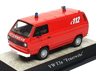 Premium ClassiXXs 1/43 Scale 11406 - VW Volkswagen T3a Fire Kastenwagon - Red — 第 1/4 张图片