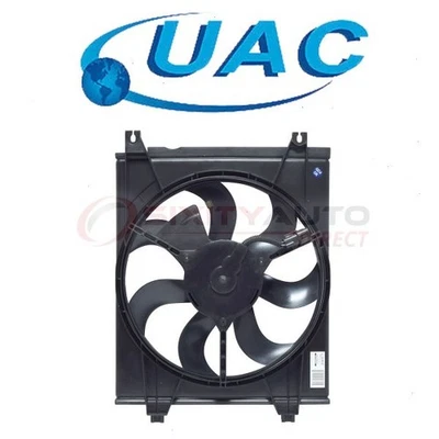 UAC AC Condenser Fan Assembly for 2005-2009 Kia Spectra5 - Heating Air bq Foto 1 de 4