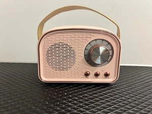 Retro Bluetooth Radio - Pink - make us a Offer Sale now on - Picture 1 of 2