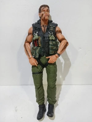 RARO NECA Commando 30 Aniversario John Matrix 7' Figura Arnold Schwarzenegger Foto 1 de 4