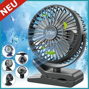 Mini Tisch Lüfter Leise Ventilator Clip Tischventilator Akku Leise USB Fan DH - Bild 1 von 30