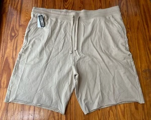 Jordan Craig Soft Cotton Shorts Men’s Sz 6XL Khaki Sports Athleisure Comfort - Picture 1 of 12