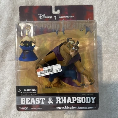 Kingdom Hearts Beast&Rhapsody Series 2 Action Figure Set NEW Disney~Mirage 2002 - Изображение 1 из 2