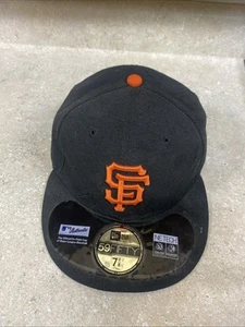 New Era San Francisco Giants On-Field 59fifty Cap Hat 7 1/8 USA - Picture 1 of 7