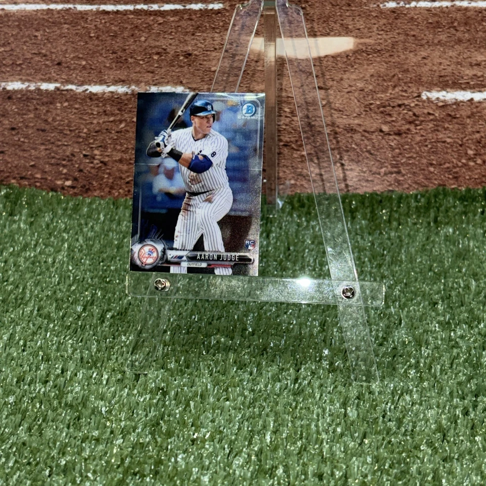 2017 Bowman Chrome Mini Aaron Judge RC Rookie #32 Yankees MVP - Image 1 of 4