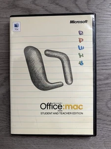 Microsoft Office Mac 2004 Home & Student & Teacher Edition With Product Keys - Picture 1 of 3