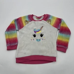 Penelope Sweater Colorful Youth Girl Size 5 Unicorn Sequin ..#31418 - Picture 1 of 12