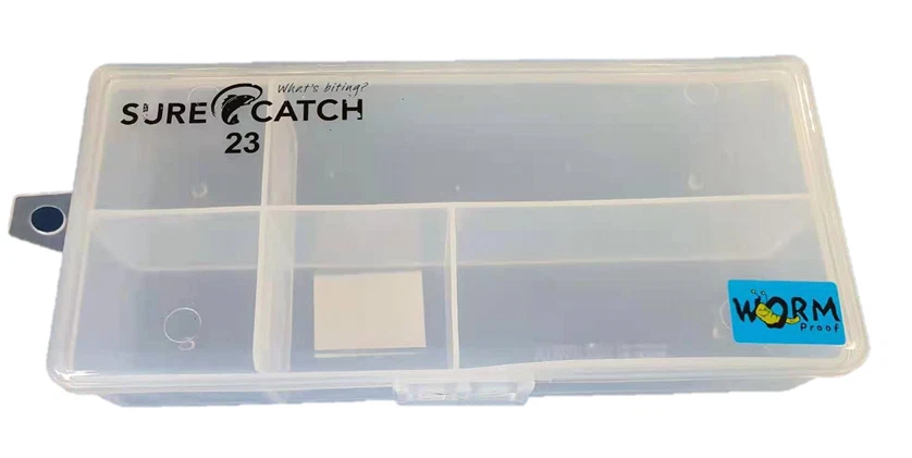 SureCatch Tackle Box 23 Worm 5 Compartment BRAND NEW @ eBay Fishing Tackle - Image 1 of 2