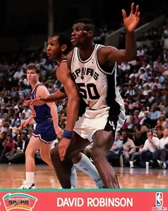 David Robinson San Antonio Spurs 1991 NBA Hoops 8x10 Glossy Cardstock Photo - Bild 1 von 2
