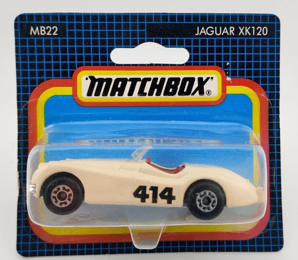 Matchbox MB 22 Jaguar XK-120 Cream 1984 Macao unopened BLISTER PACK - Image 1 of 1