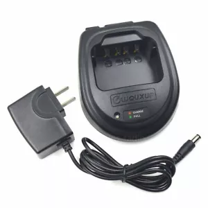 Caricabatteria da scrivania originale WOUXUN KG-UVD1P KG-UV6D KG-UV2D walkie talkie - Foto 1 di 5