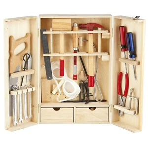 Kit d'outils pour enfants ensemble de construction en bois 30 pièces jeux de rôle pour enfants jouets éducatifs - Photo 1/1