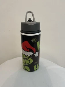 The Grinch Water Bottle 650 ml The grinch water bottle Aluminium Grinch Bottle - Picture 1 of 4