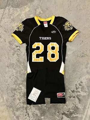 Camiseta deportiva universitaria vintage Rawlings Missouri Tigers personalizada corte profesional grande nueva Foto 1 de 4