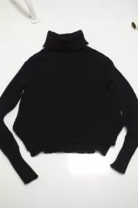 Iris Von Arnim Knit Black Sweater Pullover Merino Cashmere Size S - Picture 1 of 10