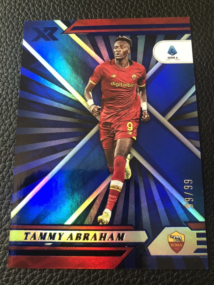 2021-22 Panini Chronicles XR Serie A Blue #/99 Tammy Abraham #106 - Image 1 of 2