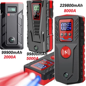 229800mAh 8000A Peak Car Jump Starter Booster Jumper Power Bank Battery Charger - Picture 1 of 79
