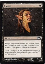 Duress *PLAYSET* Magic MtG x4 M13 SP