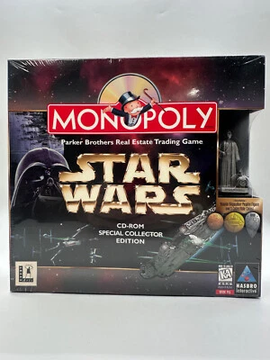 Star Wars Monopoly CD-ROM Special Collector Edition Game Windows 95 NEW SEALED - Image 1 of 4