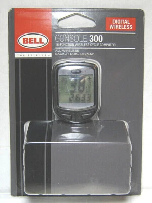 BELL CONSOLE 300 DIGITAL 16 FUNCTION WIRELESS CYCLE COMPUTER 7015634 - BRAND NEW - Image 1 of 4