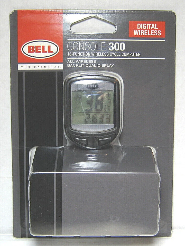 BELL CONSOLE 300 DIGITAL 16 FUNCTION WIRELESS CYCLE COMPUTER 7015634 - BRAND NEW - Image 1 of 4