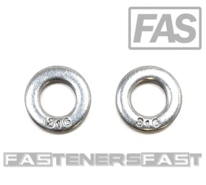 (100) 1/4 AN960-416 Mil-Spec Washers 316 Stainless Steel AN960416 (100 Pieces) - Picture 1 of 5