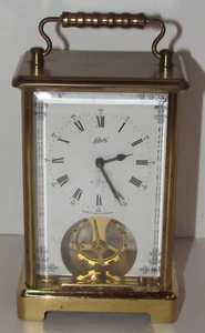 German Schatz & Sohne "Sweetheart" Carriage Clock with Visible Escapement - Imagen 1 de 11