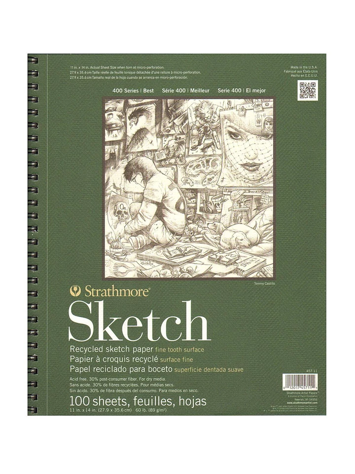 Strathmore Series 400 Premium Recycled Sketch Pads - Image 1 of 1