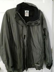 Vintage Adidas Equipment CA 00411 RN 88387 Mens Zip Olive Jacket Size M - Picture 1 of 9