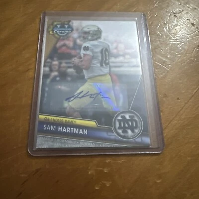 2023 Bowman University Chrome Chrome Prospect Auto Sam Hartman #165 Auto - Image 1 of 2