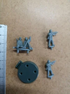 GERMAN MORTAR STAND+ MINIATURE TIDE OF IRON/L'AUBE D'ACIER P57 - Imagen 1 de 1
