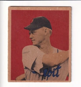 1949 BOWMAN BASEBALL CARD 42 WALTER "HOOT" EVERS DETROIT TIGERS MLB - Picture 1 of 2