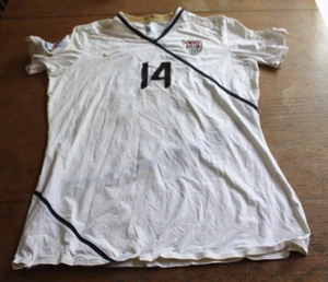 CAMISETA EMITIDA POR EL EQUIPO USNWT U20 2010 COPA MUNDIAL DE LA FIFA #14 MEG MORRIS PRÁCTICA DE JUEGO - Imagen 1 de 6