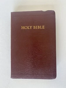 Nelson KJV Personal Size Giant Print Bible 1544BG Burgundy Bonded Leather 2003 - Picture 1 of 9