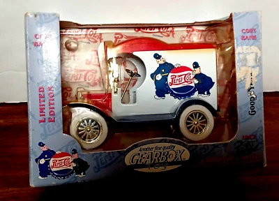 Gearbox 1912 Ford Delivery Truck Coin Bank Pepsi Cola Police Limited Edition - Image 1 of 4