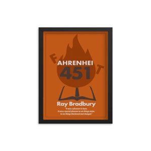 Fahrenheit 451 von Ray Bradbury Buchposter - Bild 1 von 4