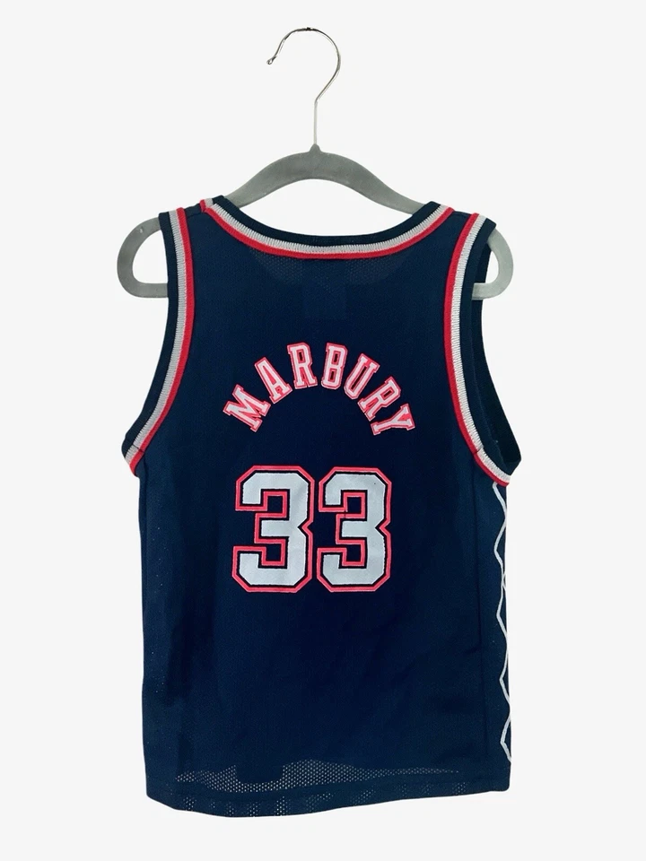 Camiseta vintage Stephon Marbury New Jersey Nets juvenil talla mediana 5-6 y2k usada en excelente estado Foto 1 de 4