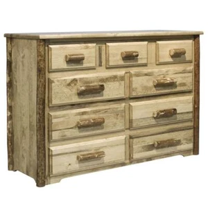 Glacier Country Collection 9 Drawer Dresser - Picture 1 of 9