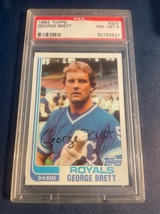 1982 Topps George Brett #200 Kansas City Royals HOF PSA 8