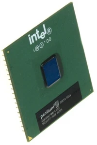 Processor Intel Pentium III 650mhz SL3XV Socket 370 L2 Cache 256KB Copper Mine - Picture 1 of 2
