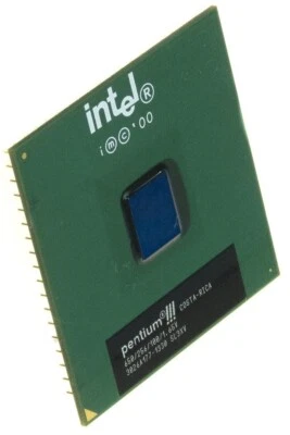 Processor Intel Pentium III 650mhz SL3XV Socket 370 L2 Cache 256KB Copper Mine - Image 1 of 2