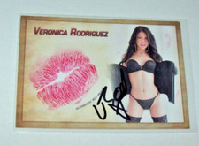 2023 Collectors Expo Model Veronica Rodriguez Autographed Kiss Card 2