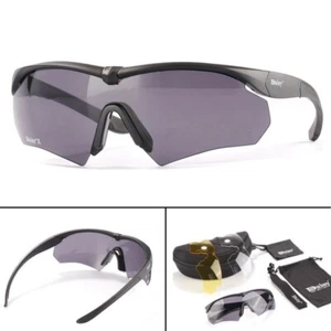 Gafas de seguridad tácticas intercambiables 3 lentes gafas de protección militar ejército - Imagen 1 de 22
