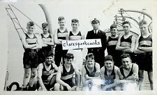 WWII ? photo official photographer HMS Ganges youth team military Royal Navy