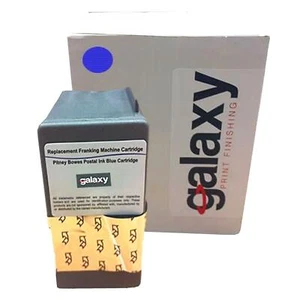 Pitney Bowes Compatible BLUE DM100i Franking Machine Ink Cartridge x4 793-5SB - Picture 1 of 1