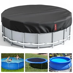 LXKCKJ 18 Ft Round Pool Cover, Solar Pool Covers for Above Ground Pools, Winter - Picture 1 of 7