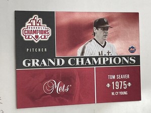 2003 Donruss Champions Grand Champions Metalized #18 Tom Seaver/100 METS!