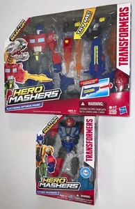 TRANSFORMERS Hero Mashers ELECTRONIC OPTIMUS PRIME & AUTOBOT HEATWAVE RARITÄT NEUWERTIG IN VERPACKUNG - Bild 1 von 6