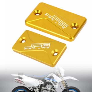 Clutch Master Cylinder Reservoir Cover Cap Gold Fits For Suzuki DRZ400SM 00-19 - Picture 1 of 14